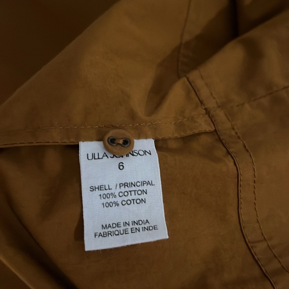 NWT Ulla Johnson Ayaz Sandstone Midi Cotton Dress Size 6 - Picture 11 of 11